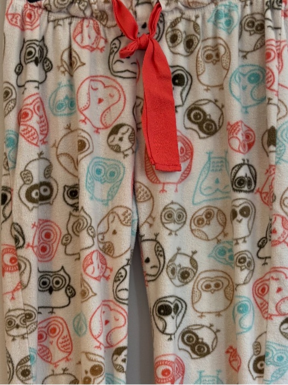Owl Lounge Pajama Pants Drawstring Fleece PJ Bottoms by Ardene Size S/P Small - Picture 4 of 4